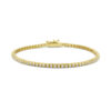 tennisarmband lab grown diamant 1.00ct g si 2,0 mm 17,5 cm 14K geelgoud