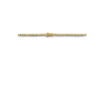 tenniscollier diamant 5.00ct h si 2,5 mm 42 cm 14K geelgoud - Afbeelding 3