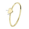 aanschuifring hart 14K geelgoud - Afbeelding 3