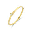 aanschuifring zirkonia 14K geelgoud