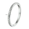 aanschuifring zirkonia 14K witgoud - Afbeelding 3