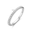aanschuifring zirkonia zilver gerhodineerd - Afbeelding 3