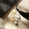 graveerring hart 14K geelgoud - Afbeelding 4
