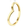 ring 14K geelgoud - Afbeelding 3