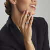 ring blauw topaas 14K geelgoud - Afbeelding 2