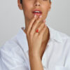ring carneool 14K geelgoud - Afbeelding 2