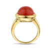ring carneool 14K geelgoud - Afbeelding 3