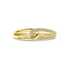 ring diamant 0.14ct h si 14K geelgoud - Afbeelding 4