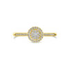 ring diamant 0.19ct h si 14K geelgoud - Afbeelding 4
