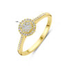 ring diamant 0.19ct h si 14K geelgoud - Afbeelding 5
