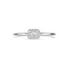ring diamant 0.29ct h si 14K witgoud - Afbeelding 4