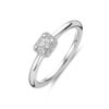 ring diamant 0.29ct h si 14K witgoud