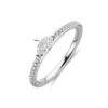 ring diamant 0.35ct h si 14K witgoud - Afbeelding 5