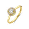 ring diamant 0.36ct h si 14K geelgoud - Afbeelding 5