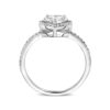 ring druppel zirkonia zilver gerhodineerd - Afbeelding 2