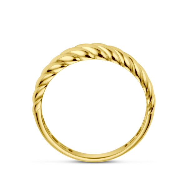 ring gedraaid 14K geelgoud - Afbeelding 3