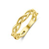 ring gevlochten 14K geelgoud