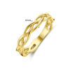 ring gevlochten 14K geelgoud - Afbeelding 2