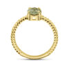 ring groen amethist 14K geelgoud - Afbeelding 3