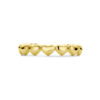 ring hartjes 14K geelgoud - Afbeelding 4
