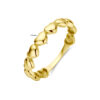 ring hartjes 14K geelgoud - Afbeelding 5