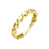ring hartjes 14K geelgoud