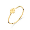 ring klaver 14K geelgoud