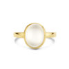 ring maansteen 14K geelgoud - Afbeelding 2