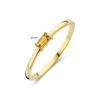 ring met geboortesteen citrien november 14K geelgoud - Afbeelding 3