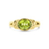 ring peridot 14K geelgoud - Afbeelding 4