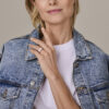 ring roze emaille en zirkonia zilver gerhodineerd - Afbeelding 2