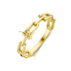ring schakel 14K geelgoud - Afbeelding 5