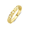 ring schakel 14K geelgoud