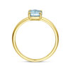 ring topaas 14K geelgoud - Afbeelding 3