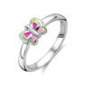 ring vlinder zilver gerhodineerd