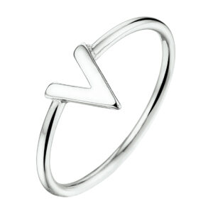 ring zilver gerhodineerd