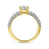 ring zirkonia 14K geelgoud - Afbeelding 2