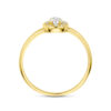 ring zirkonia 14K geelgoud - Afbeelding 3