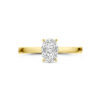 ring zirkonia 14K geelgoud - Afbeelding 4