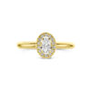 ring zirkonia 14K geelgoud - Afbeelding 4