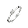 ring zirkonia 14K witgoud
