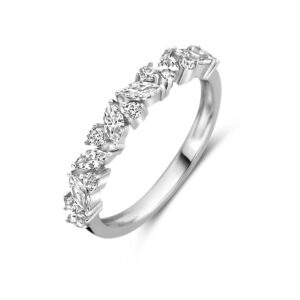 ring zirkonia 3,5 mm zilver gerhodineerd