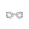 ring zirkonia zilver gerhodineerd - Afbeelding 3