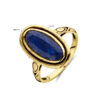 vintage ring lapis 14K geelgoud - Afbeelding 5
