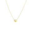 9k collier hartje 42 - 45 cm 9K geel kleurig