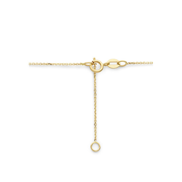 collier hart 42 - 45 cm 14K geel - Afbeelding 3