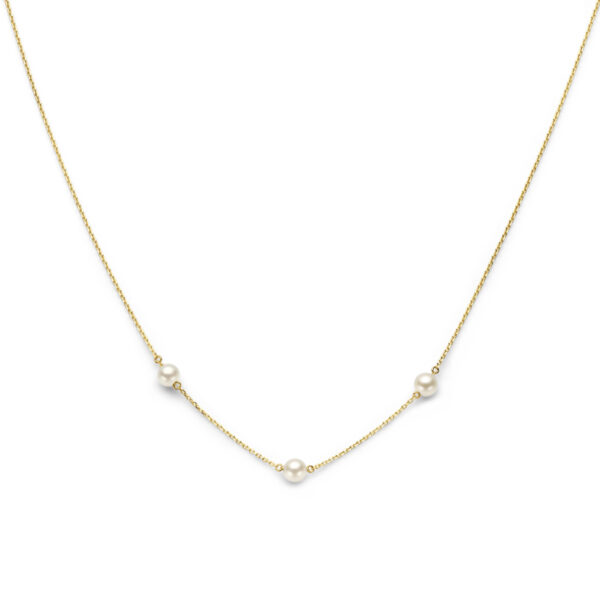 collier parel 40 – 42 – 44 cm 14K geel