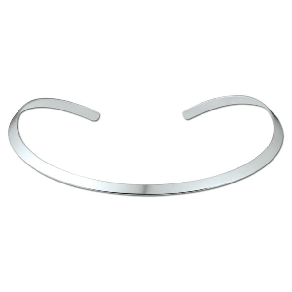 collier spang zilver wit