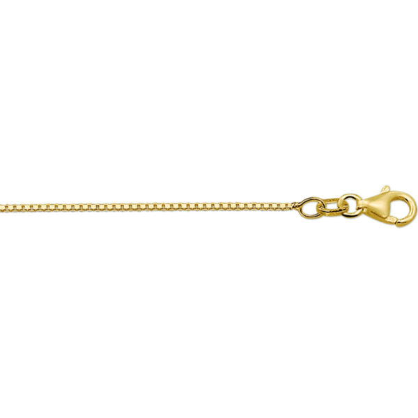 collier venetiaans 1,1 mm 41-43-45 cm 14K geel