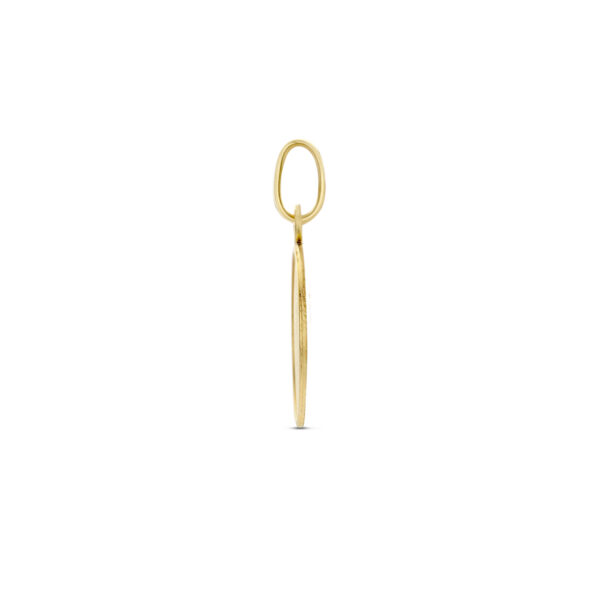 graveerhanger 18 mm 14K geel - Afbeelding 3